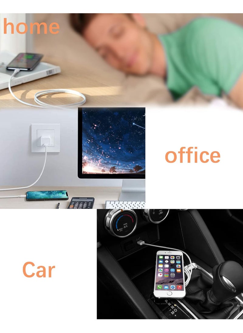 Rock Pow - Apple MFi Certified iPhone Charger Cable 1Pack 3ft USB to Lightning Cord Fast Charging High Speed Data Sync USB Cable Compatible with iPhone iPad iPod - Image 1