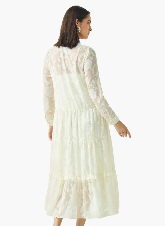 تواكستريمز فستان طبقات بنقشة الزهور - Image 3