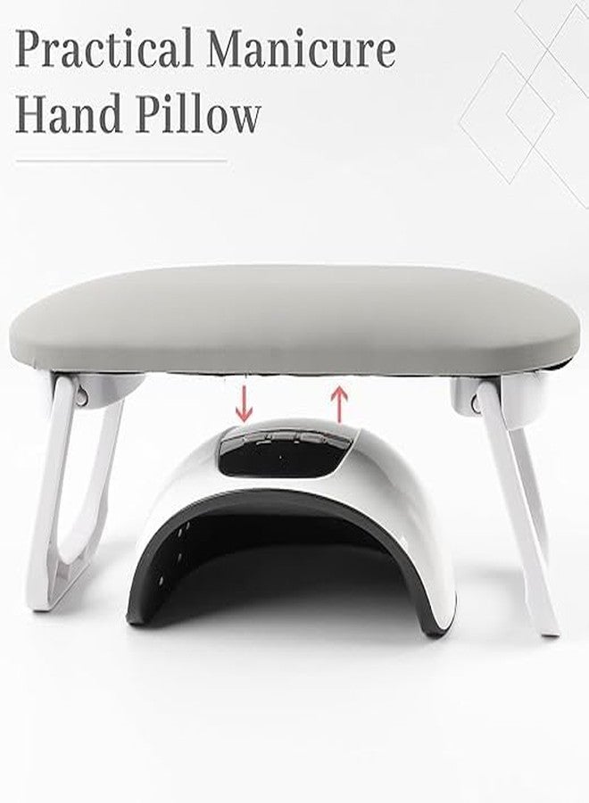 PRIMINI Nail Arm Rest Cushion,Professional Adjustable Nail Hand Rest Stand for Acrylic Nails Hand Holder,Hand Pillow Stand with PU Leather Soft High-Density Sponge,Manicure Nail Tool - Image 5