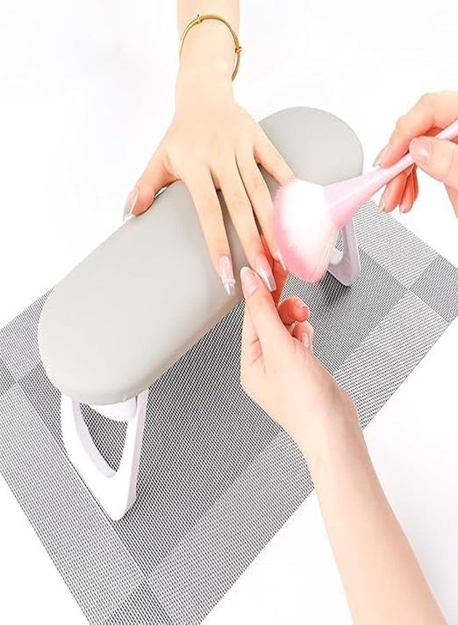 PRIMINI Nail Arm Rest Cushion,Professional Adjustable Nail Hand Rest Stand for Acrylic Nails Hand Holder,Hand Pillow Stand with PU Leather Soft High-Density Sponge,Manicure Nail Tool - Image 1