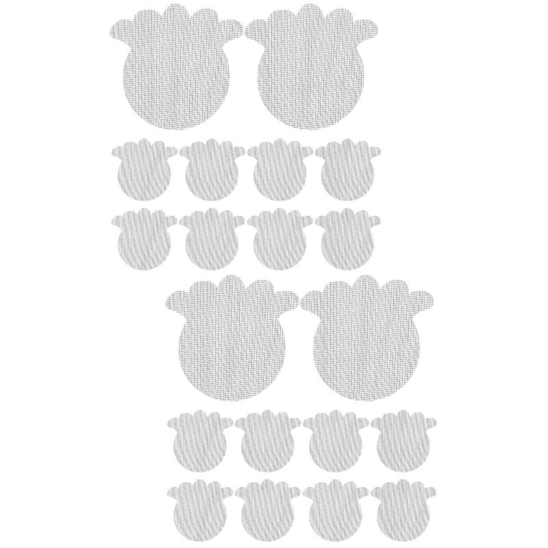 20 Pcs Convenient Bathroom Floor Drain Strainer Disposable Hair Filtering Sticker Floor Drain Filter - Image 1