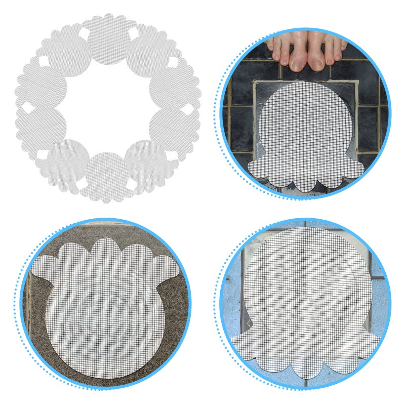 20 Pcs Convenient Bathroom Floor Drain Strainer Disposable Hair Filtering Sticker Floor Drain Filter - Image 3