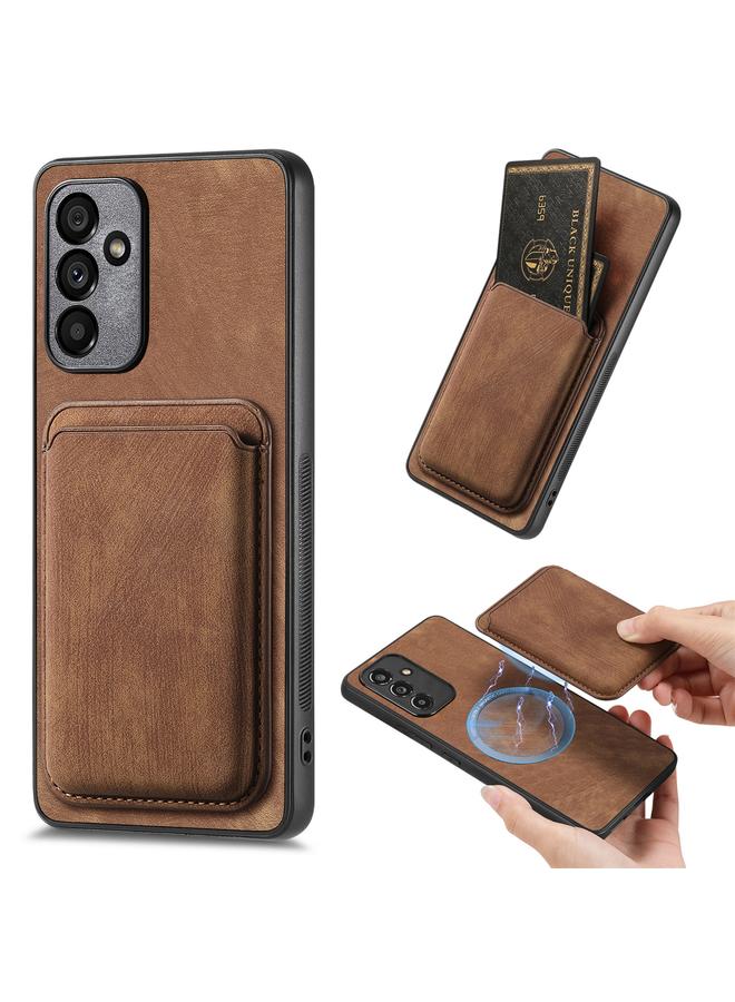 S-TOP Case For Samsung Galaxy A34 5G Retro Leather Card Bag Magnetic Phone Case - Image 1