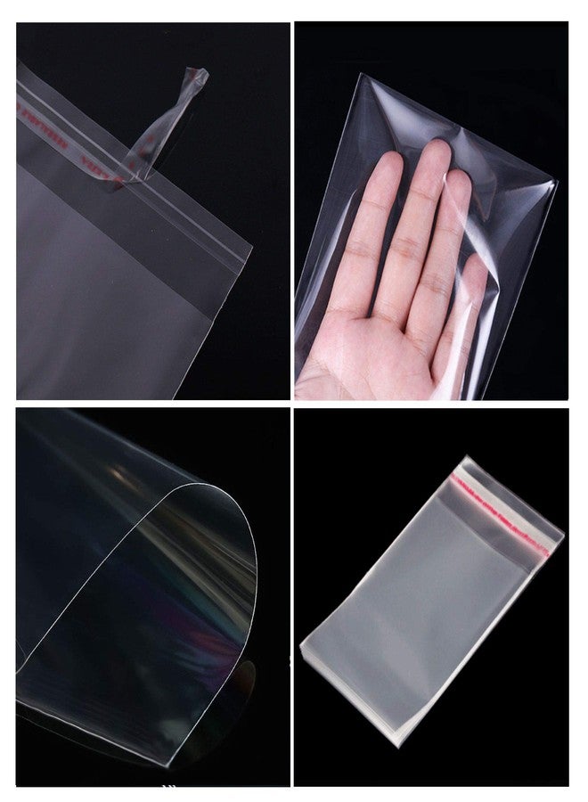 BornFeel 500pcs Small Clear Adhesive Bags 2" x 3" Cellophane Jewelry Packaging Bag Self Sealing Plastic Bags 1Mil for Earrings Cookie Candy Beads Coins Gifts Decorative (9 Sizes to Choose from) - Image 5