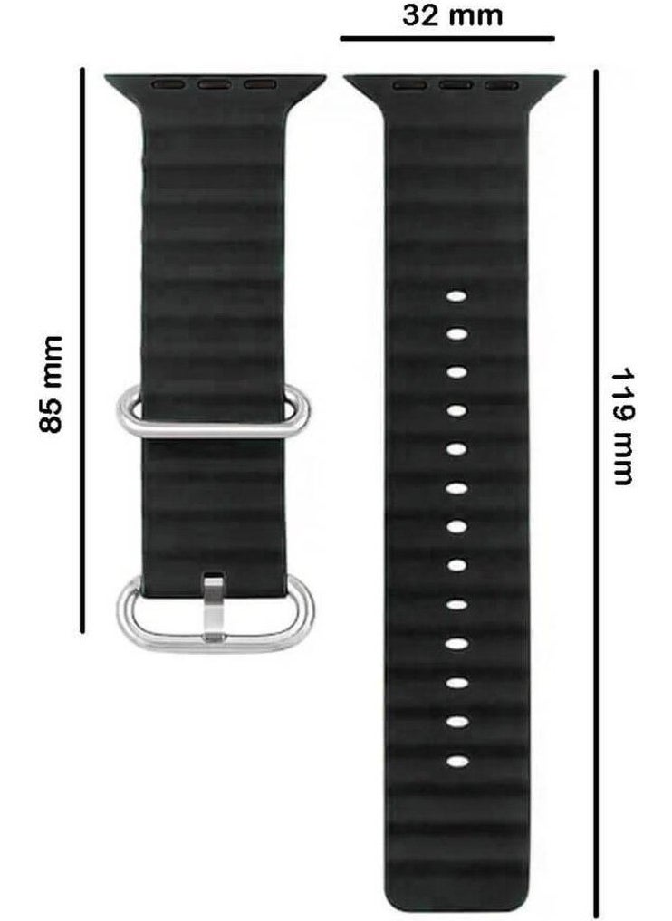 Koodmax - Apple Watch Compatible Ultra Ocean Loop Buckle Strap Band 38 40 41MM - Image 1