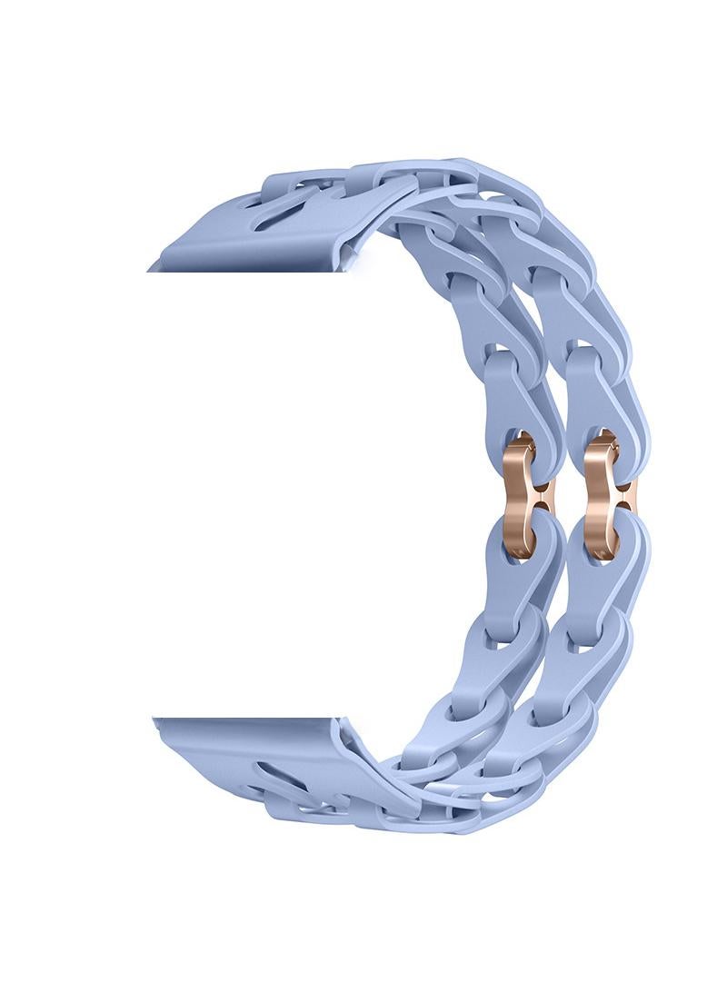 Y&D For Apple 42/44/45/49mm Fashion Hollow Silicone Bracelet Strap - Image 1