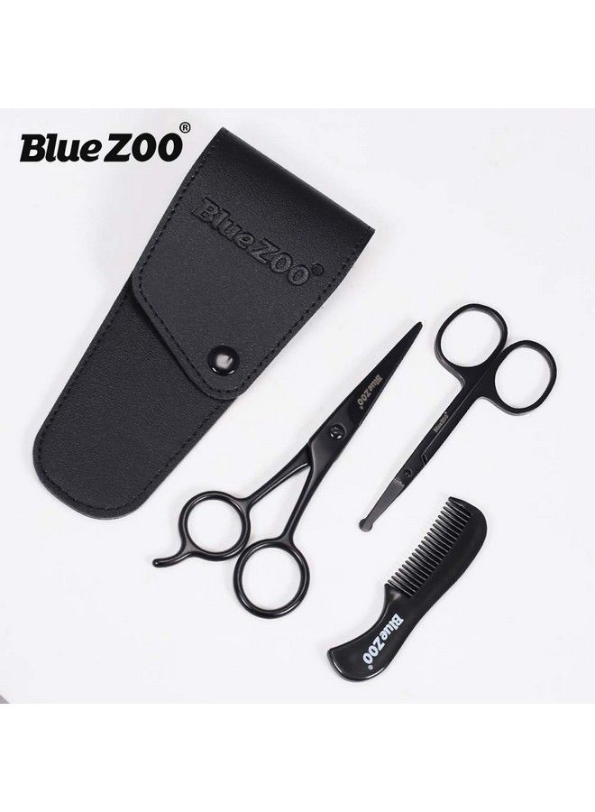 Bluezoo Beard Mustache Scissors And Comb Set Kit For Men Care (3 Pieces Kit) - Image 4