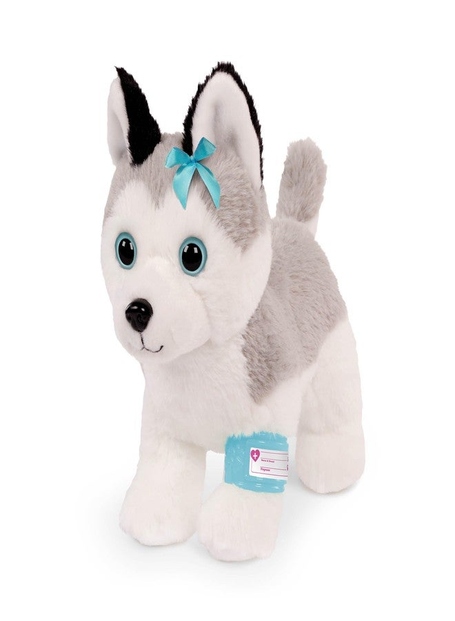 Pucci Pups Pucci Pals Plush Husky Vet Care Carrier Playset, Stuffed Dog Set, Pet - Image 4
