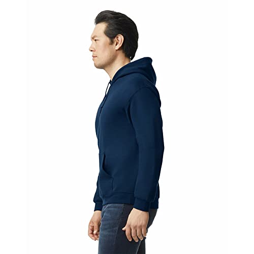 Gildan Adult Fleece Hoodie Sweatshirt, Style G18500, Multipack, Navy (1-Pack), Large - Image 2