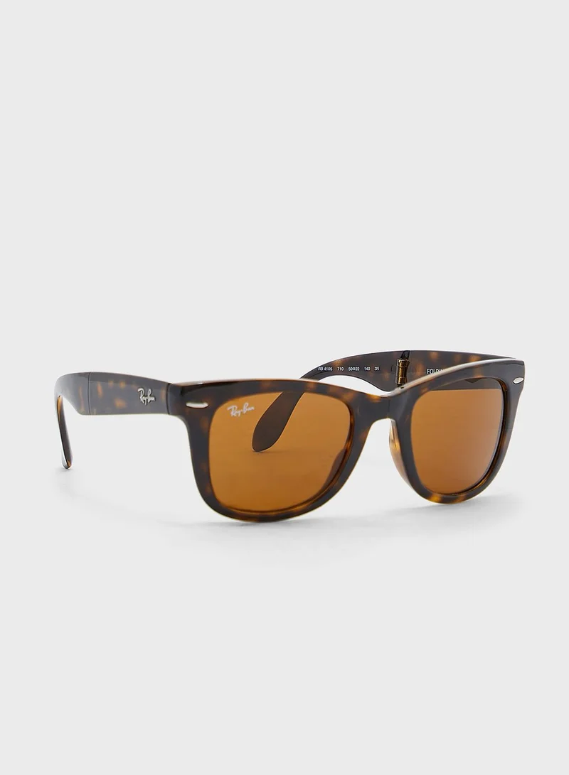 Ray-Ban 0Rb4105 50 710 Aviator Sunglasses
