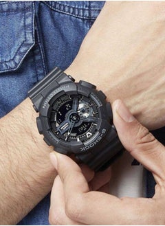 CASIO G-Shock Analog-Digital World Time Black Dial Men's watch GA-110-1B  - Image 2