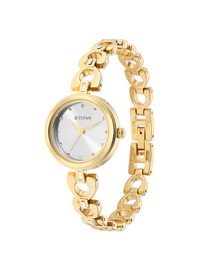 TITAN Lagan Silver Dial Metal Strap Watch 2601YM04 - Image 2