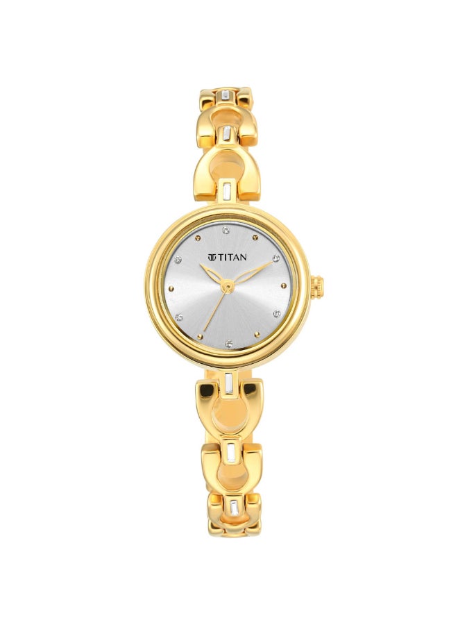TITAN Lagan Silver Dial Metal Strap Watch 2601YM04 - Image 1