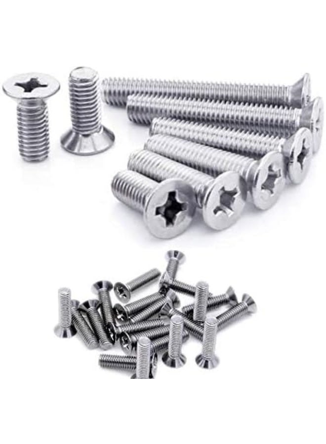 Royal Apex Machine Screw Csk Philip And Countersunk Head For Diy Electrical And Kitchen Furniture Pull Cabinet Door Handles Pack Of 25 M3.5 X 20 Mm - Image 2