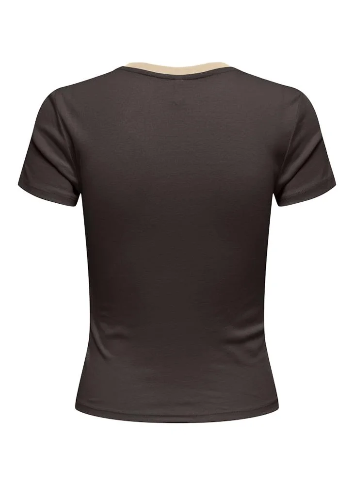 اونلي ONLBINA LIFE SHORT Sleeve PRINTed TOP