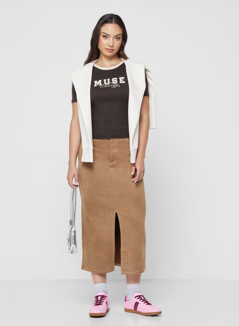 اونلي توب بطبعة أونليبينا لايف قصير الأكمام - Image 4