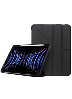 blupebble Hybrid Folio with Pen Holder Transparent Back with Auto Sleep/Wake function Shockproof Slim Case Designed for iPad 10.9"- 10th Gen  - Image 1