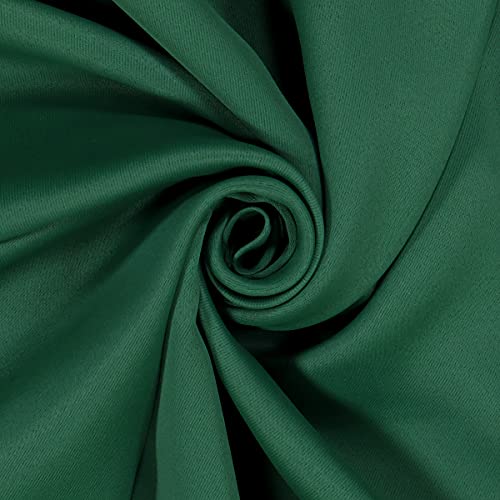 ECLIPSE Darrell Thermaweave Blackout Window Curtain Panel, 37" x 84", Emerald - Image 5