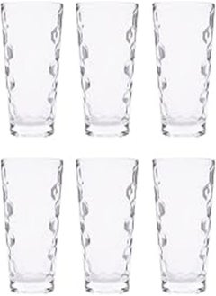 Vidivi Honey High Quality Glass Tumbler Set of 6 Pieces 410 ml - Transparent - pzsku/ZD18F608852C388FD2358Z/45/_/1723238592/e9809067-21cb-4a5f-899e-c084529e91c7