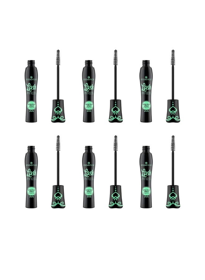 Essence Lash Princess False Lash Effect Mascara Extreme Black | Dramatic Volume & Length | Smudge Proof Long Lasting | Volumizer & Extender for Bold Lashes  Black Bundle 6 pieces - Image 1
