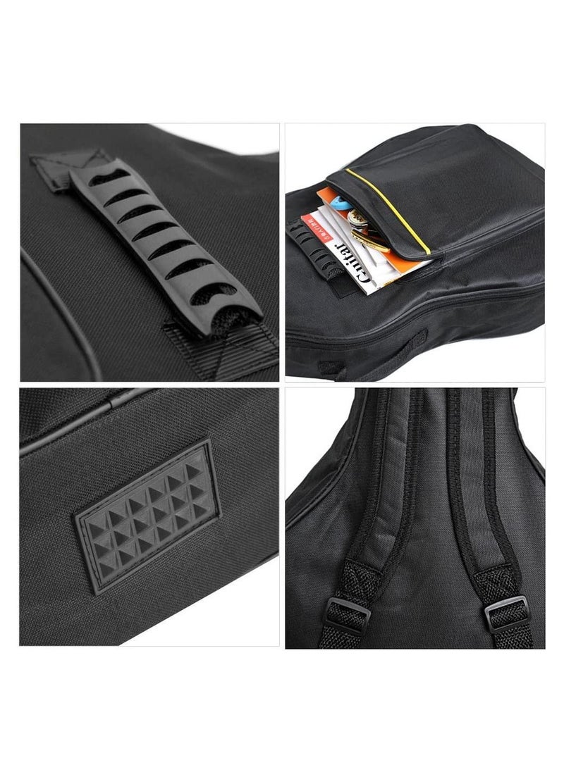 Megarya TRIXES Full Size Guitar Bag with Shoulder Straps - Waterproof Padded Case - Bass, Acoustic & Classical Guitar Gig Bag - Perfect for Travelling - Black  - Image 5
