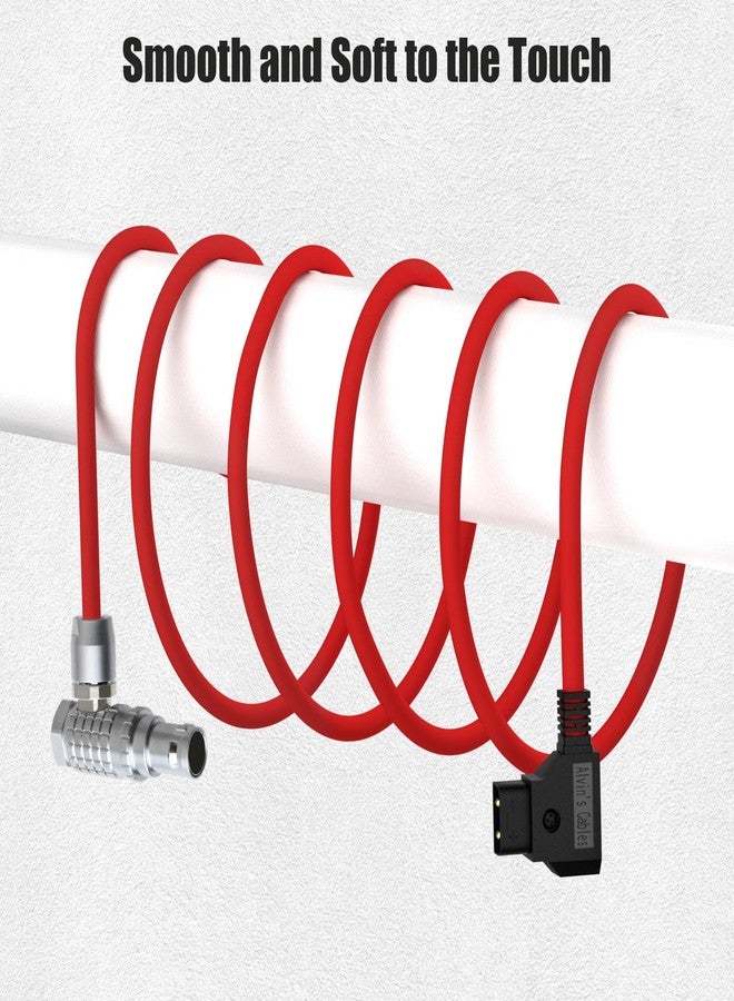 Alvin's Cables RED Komodo-X Power Cable for RED DSMC3 DSMC2 Epic Scarlet V-Raptor, for DJI Ronin 4D, Ultra Soft & Flexible D-Tap to 6 Pin Female Right Angle Cable 1M/39.4inches - Image 2