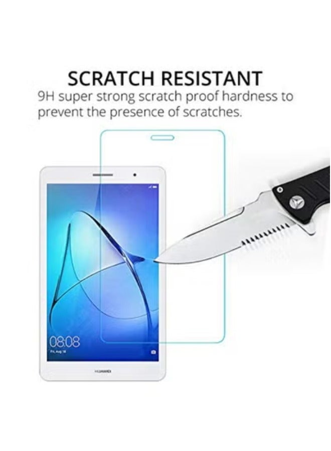 Screen Protector for Huawei MediaPad M5 Lite 8 inch (8 inch, MediaPad T5 Lite 8 inch), Tempered Glass Film - Clear - Image 2