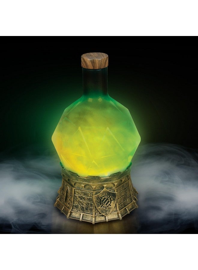 ENHANCE Enhance Gaming Sorcerer's Potion Light with Swirling Mystical Brew - Potion Bottle Mood Light Prop for Tabletop Game Immersion, Playroom, Desk Decor - Soft Glowing Whirling Potion (Green Elixir) - Image 3