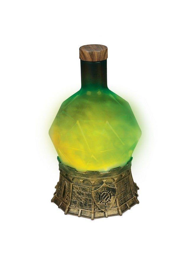 ENHANCE Enhance Gaming Sorcerer's Potion Light with Swirling Mystical Brew - Potion Bottle Mood Light Prop for Tabletop Game Immersion, Playroom, Desk Decor - Soft Glowing Whirling Potion (Green Elixir) - Image 1