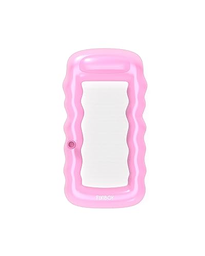 FUNBOY Giant Inflatable Luxury Clear Pink Mesh Lounger Water Hammock Pool Float, Perfect for a Summer Pool Party - Image 4