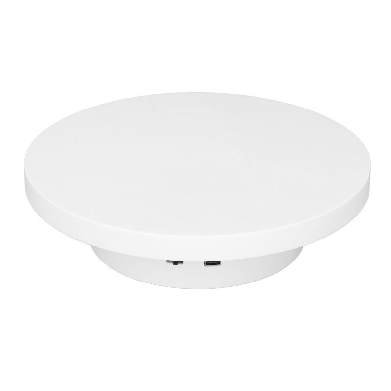 Rotating Display Stand 15cm/5.9in Premium ABS 3kg Load Bearing Motorized Turntable - 360 Degree Rotation Display Turntable for Small Product Showcase, Photography, Home & Commercial Use - Image 2