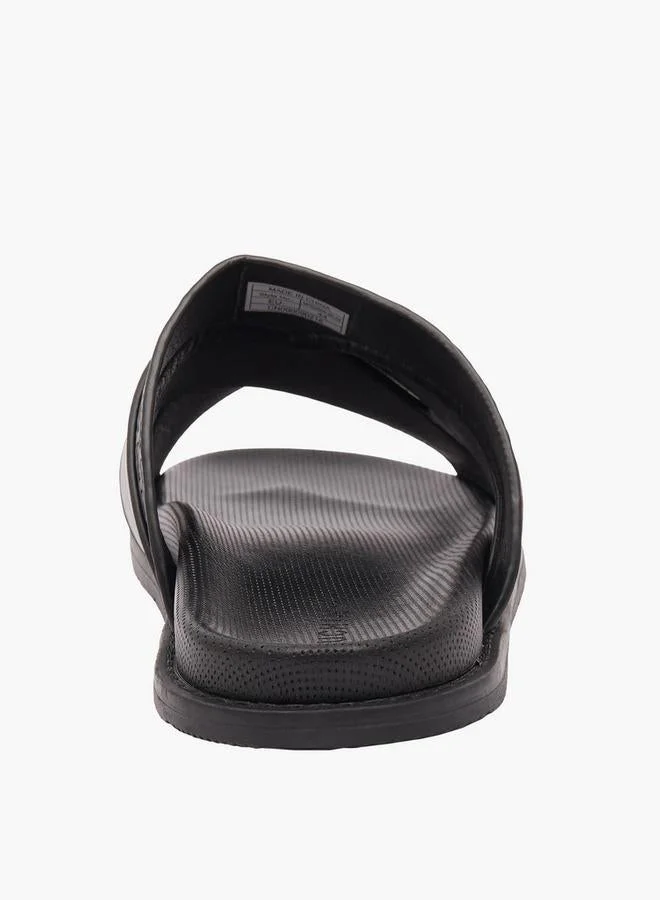 Duchini BLACK Men Cross Strap Comfort Sandals for Men | Best Price UAE