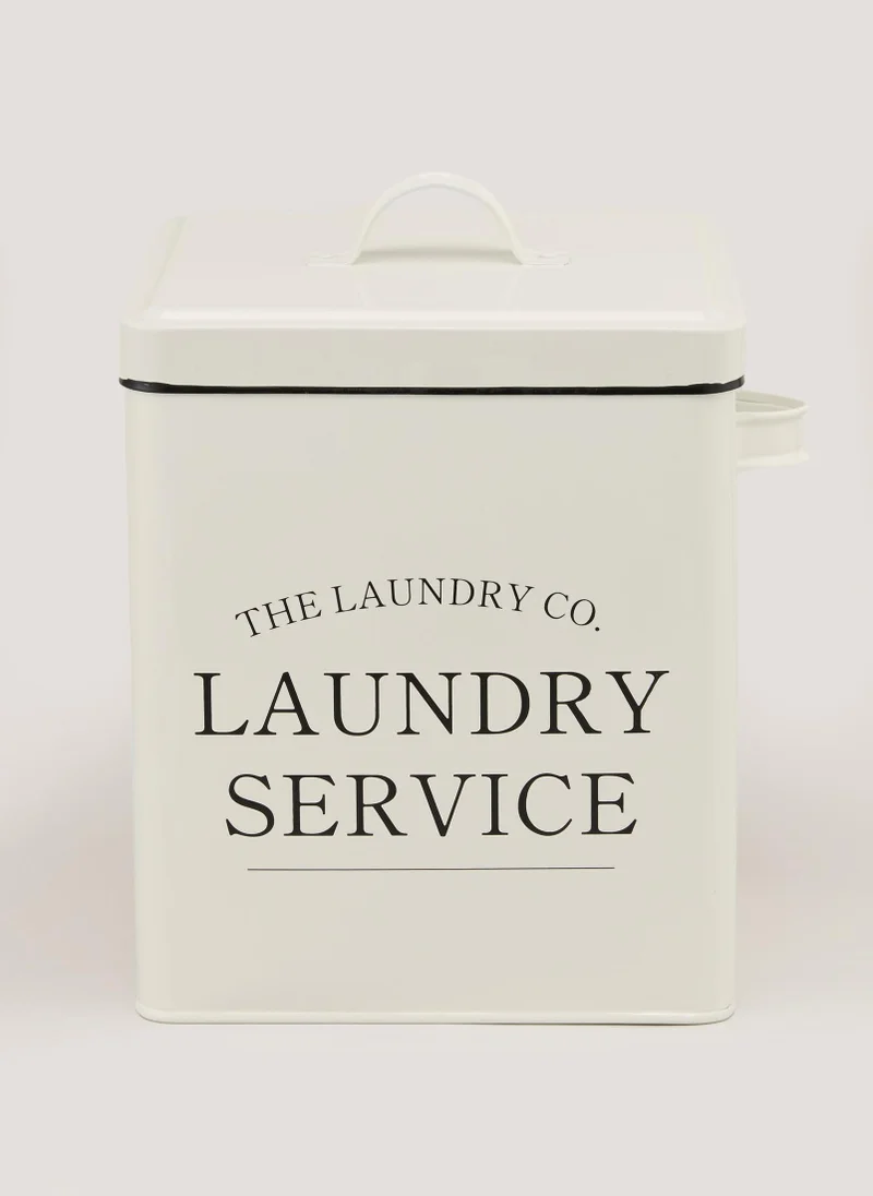 Matalan The Laundry Co Powder Tin Cream