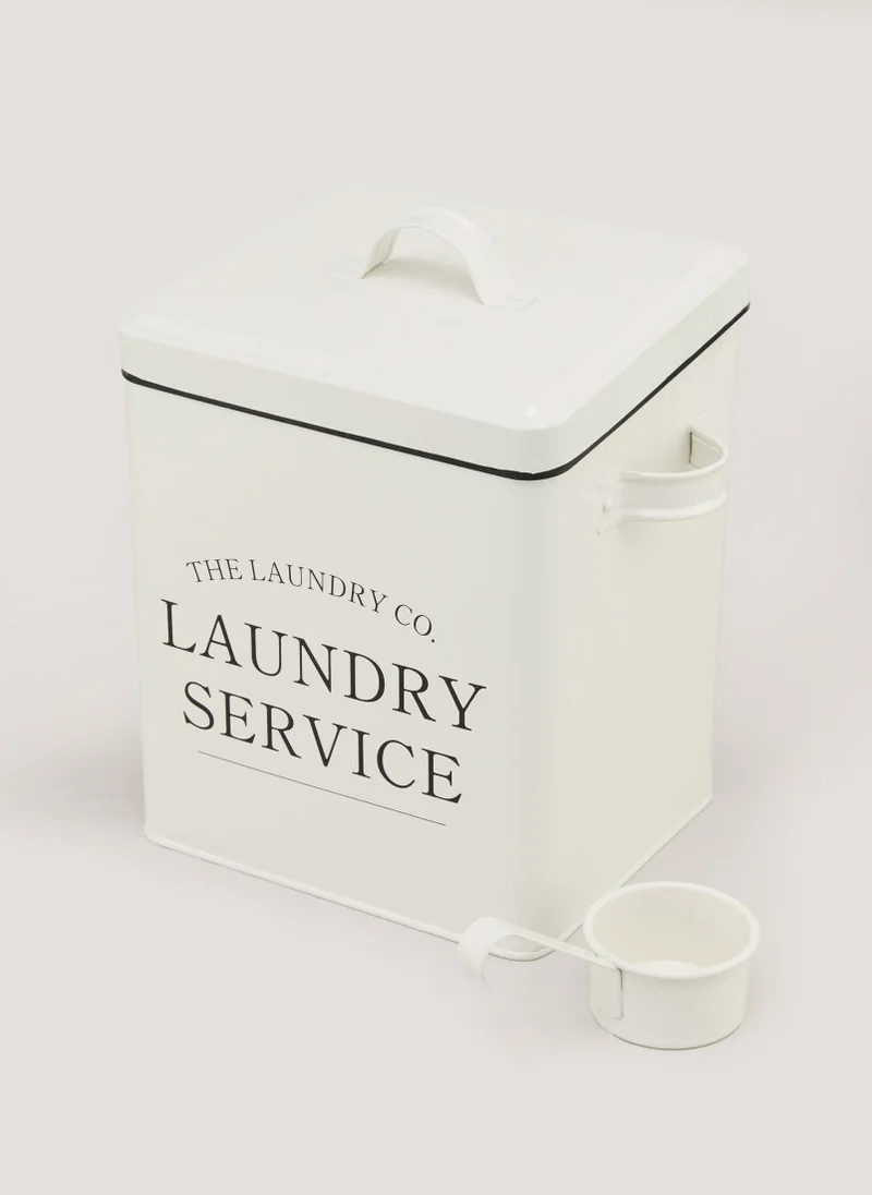 Matalan The Laundry Co Powder Tin Cream