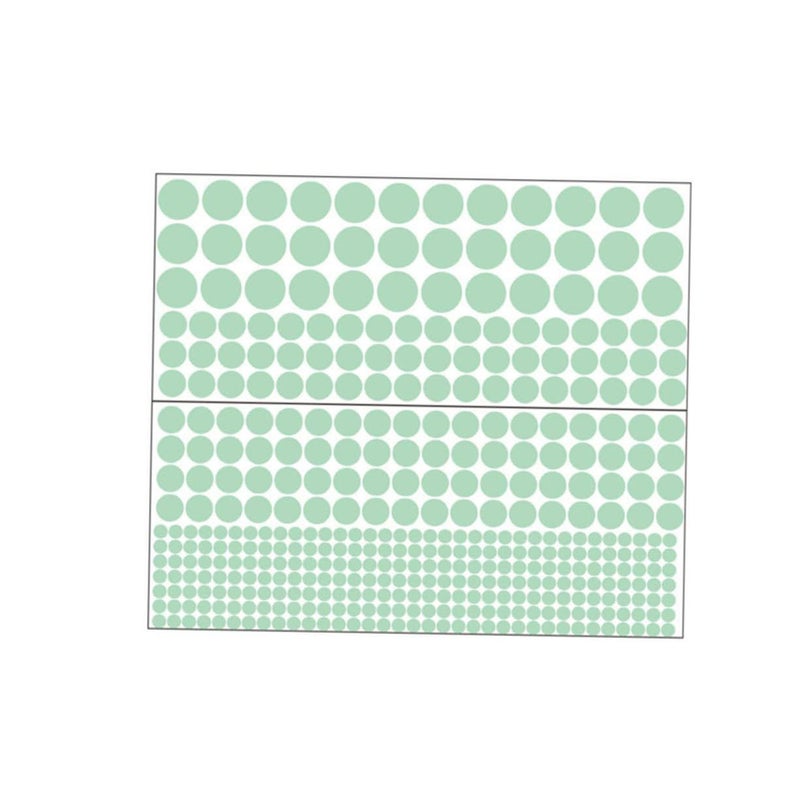 Glow In The Dark Dot Wall Stickers Set 407 Pcs Luminous Decals For Kids - Image 2