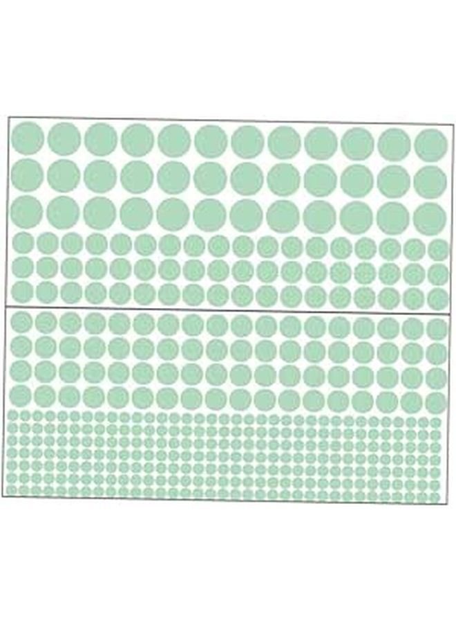 Glow In The Dark Dot Wall Stickers Set 407 Pcs Luminous Decals For Kids - Image 1
