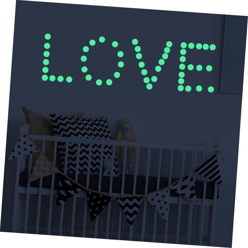 Glow In The Dark Dot Wall Stickers Set 407 Pcs Luminous Decals For Kids - Image 5