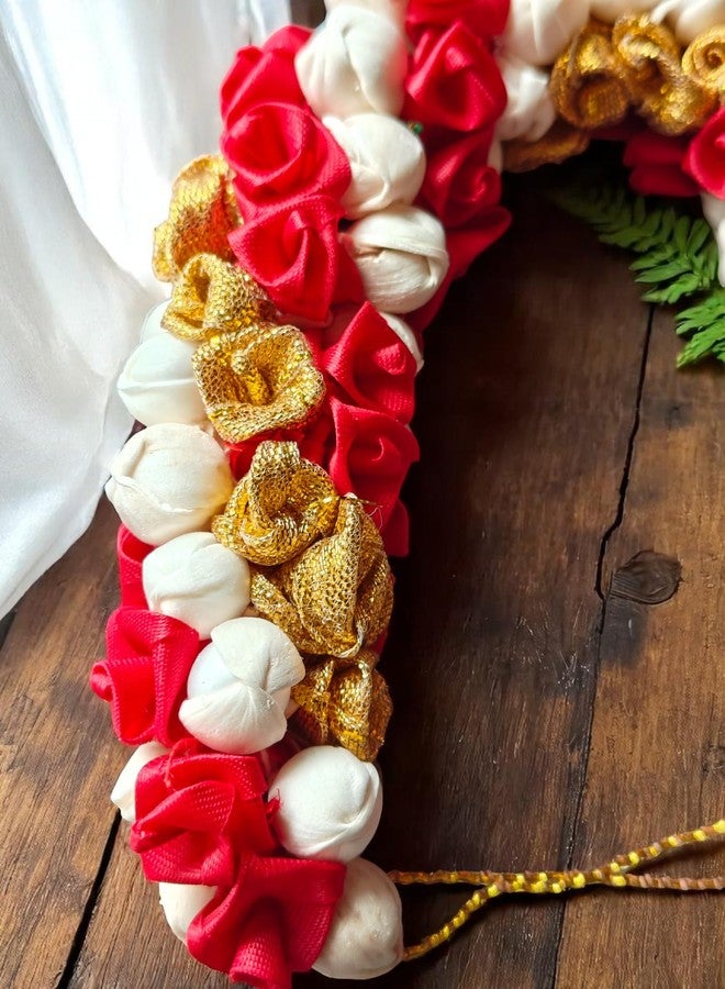 Chanderkash 1PC Artificial Mogra Gajra for Hair Bun - Traditional Jasmine Gajra Scrunchie - Elegant Floral Hair Accessory for Women & Girls - Image 5