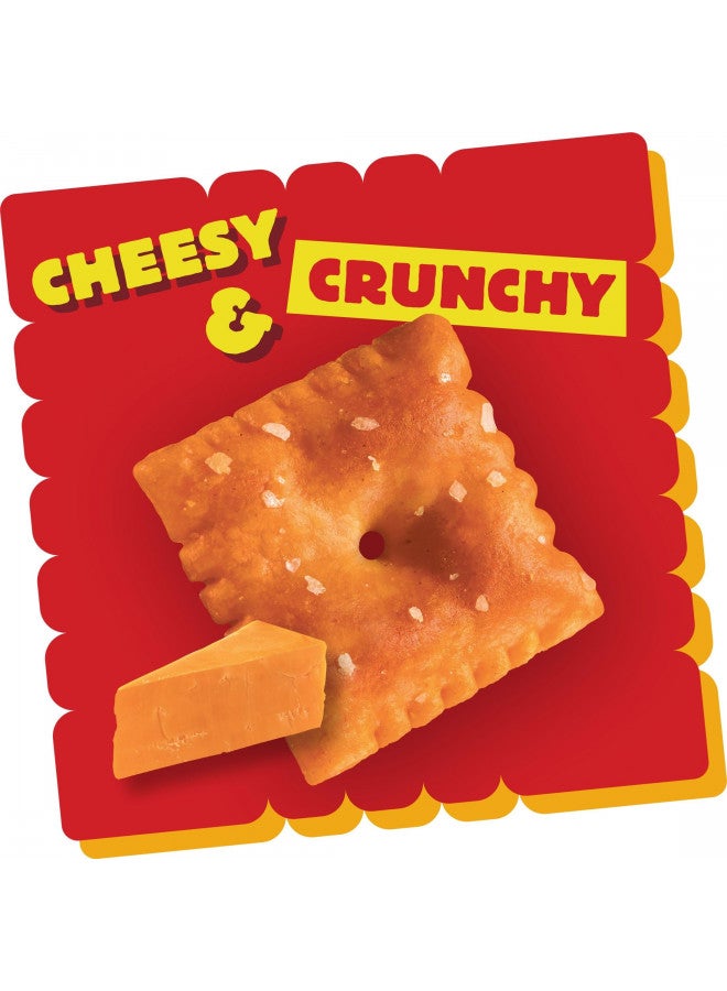 Cheez-It Cheez-It Cheese Crackers, Baked Snack Crackers, Lunch Snacks, Family Size, Extra Toasty, 21oz Box (1 Box)  - Image 4