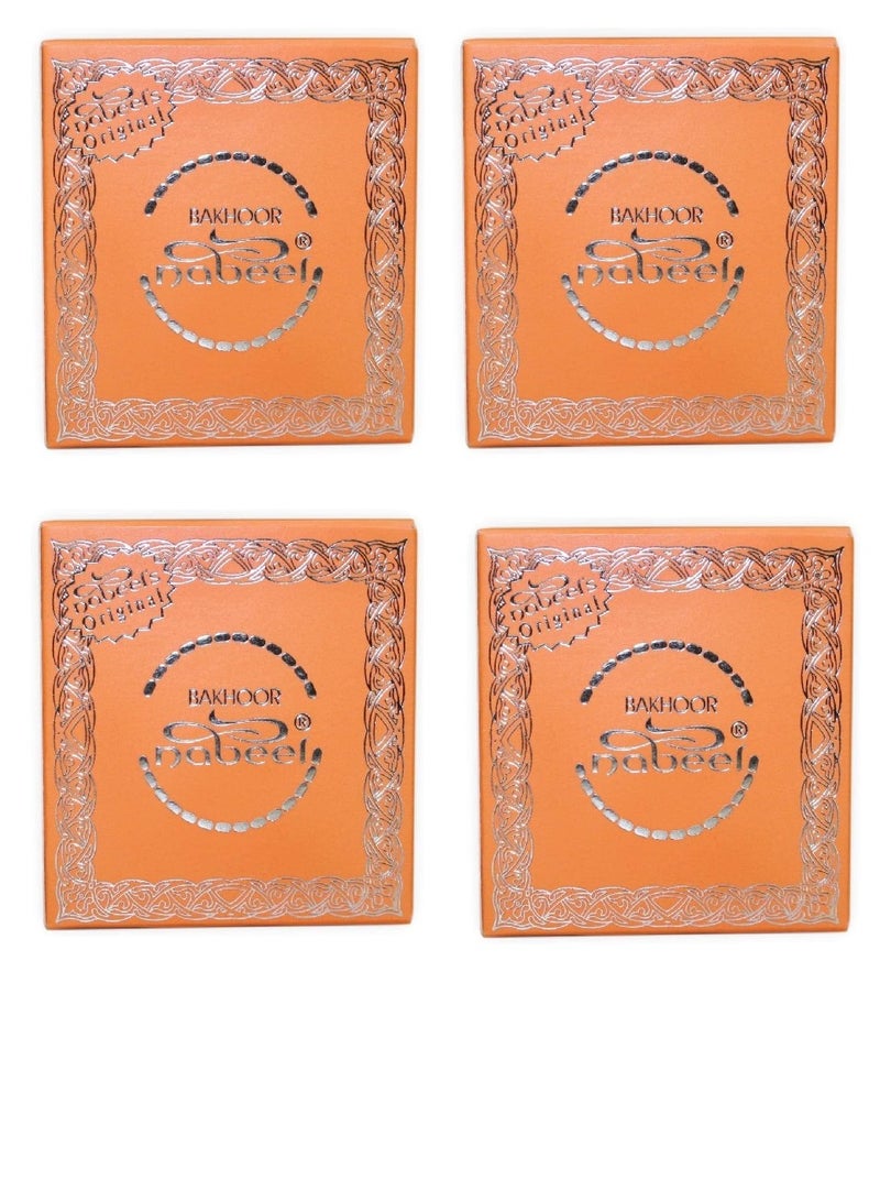 Nabeel 4 Pieces of Nabeel's Original Bakhoor  40grams