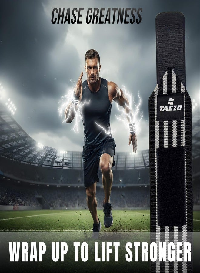 Taezo Wrist Support Band for Gym (Grey) - Image 5