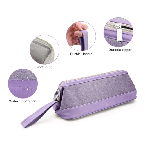 Buwico Airwrap Travel Case for Dyson/Shark Flexstyle, Travel Pouch for Complete Styler and Attachments, Travel Bag for Hair Dryer (Purple) - Image 4