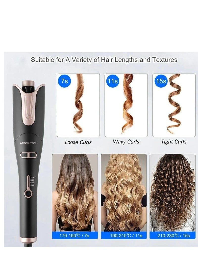 Denx "Automatic Ceramic Hair Curler for Curly Hair - 360-Degree Automatic Rotation, Multi-Speed Settings by DENX DX1354" - Image 5