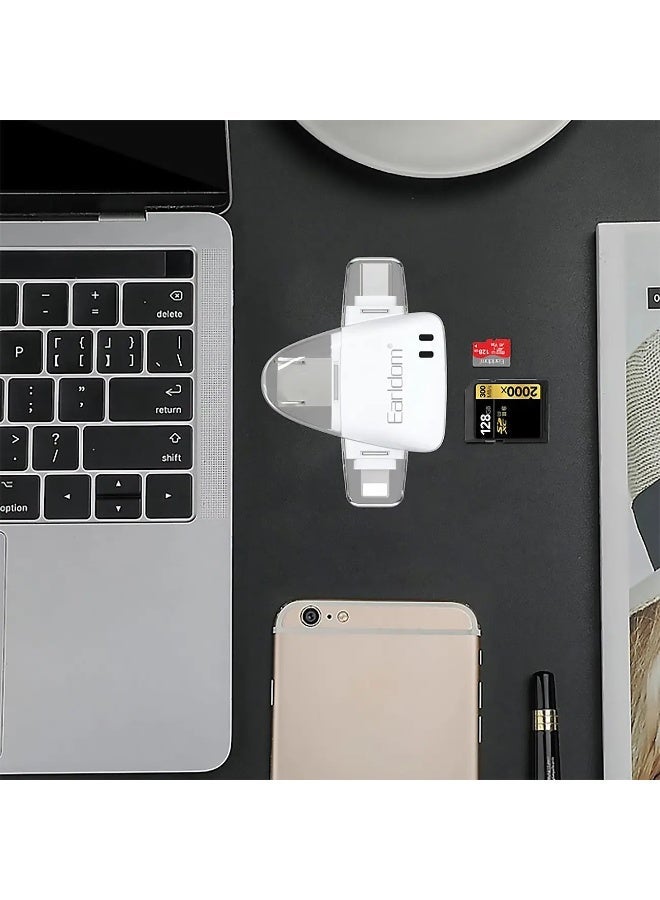 Earldom OT95 5-in-1 OTG Card Reader – Portable Solution for All Your Card Reading Needs - Image 3