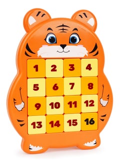 Excefore Slide Puzzle Games, Challenging Math Puzzle Toys for Kids, Teens, and Adults, Handheld Brain Teaser Tangram Jigsaw IQ Game, Travel-Friendly Fidget Toy for STEM Learning  - Image 1