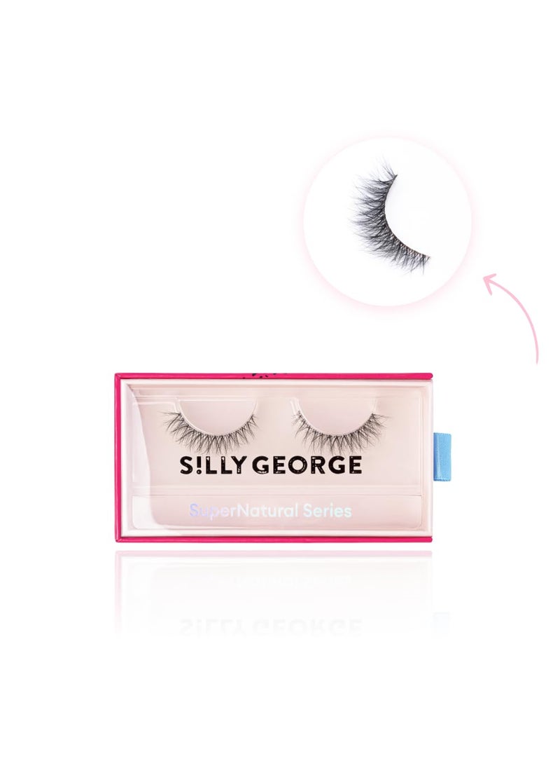 Silly George Silly George SuperNatural Lash | Clear and Flexible Band, Natural Look, Comfortable, Lightweight (Halley) 