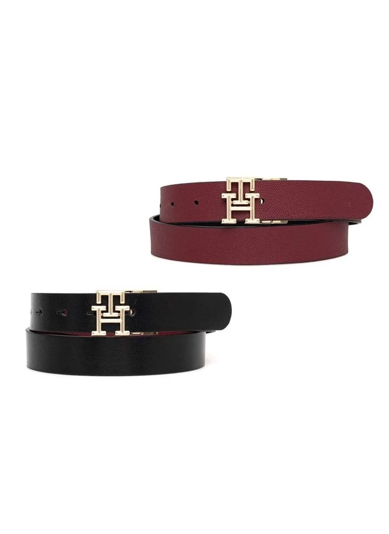 TOMMY HILFIGER Logo Buckle 3.0 Reversible Belt