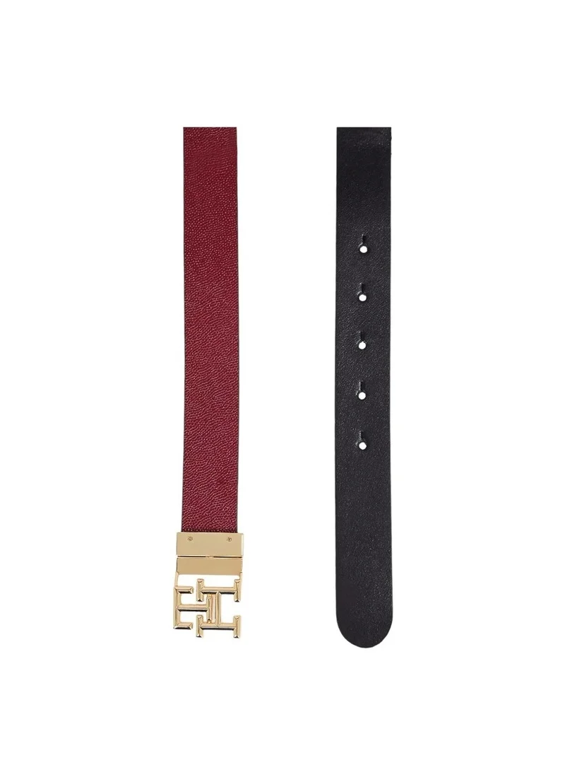 TOMMY HILFIGER Logo Buckle 3.0 Reversible Belt