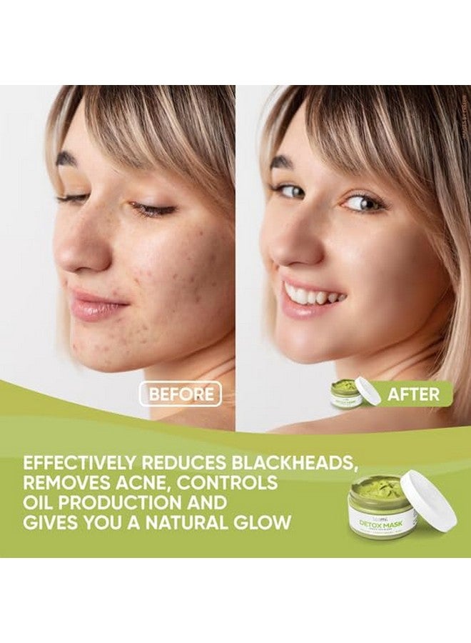 teami Teami Detox Face Mask for Hydraiting, Moisturizing & Purifying, Blackhead Remover Green Tea Deep Cleanse Mask reduces Acne & oil, Pore Minimizer Clay Mask for All Skin Types, Stick Mask Alternative - Image 3