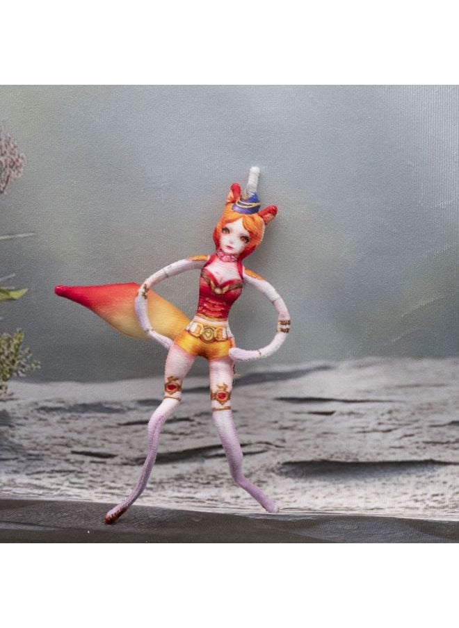 null - Abstract Dried Mouse King No White Edge Hand And Foot Wire Skeleton Activity Concave Shape Plush Doll Anime Doll-Height:Xiao Qiao- 28cm - Image 1